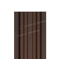 Штакетник металлический МЕТАЛЛ ПРОФИЛЬ LАNE-T 16,5х99 (VALORI-20-Brown-0.5)