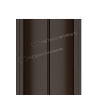Штакетник металлический МЕТАЛЛ ПРОФИЛЬ ELLIPSE-T 19х126 NormanMP (ПЭ-01-NL805-0.5)