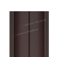 Штакетник металлический МЕТАЛЛ ПРОФИЛЬ ELLIPSE-T 19х126 (VikingMP E-20-8019-0.5)