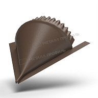Заглушка конька круглого R80 конусная NormanMP (ПЭ-01-NL805-0.5)